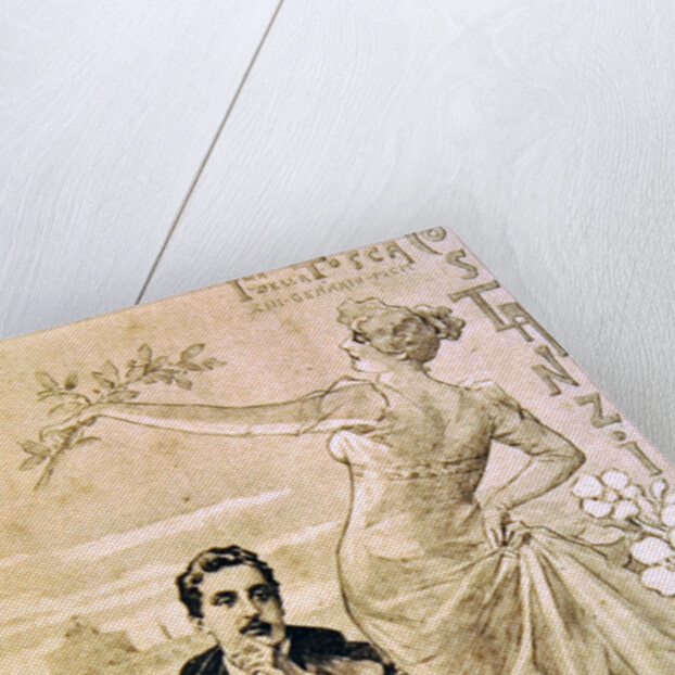 Commemorative Postcard of the first performance of the opera 'Tosca', by Giacomo Puccini 1900 by Anonymous