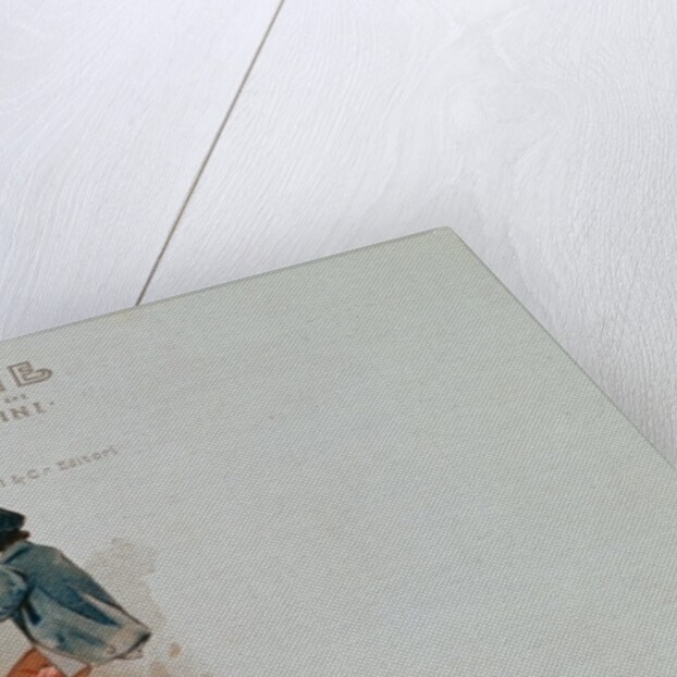 Commemorative Postcard of the opera La Boheme by Italian School