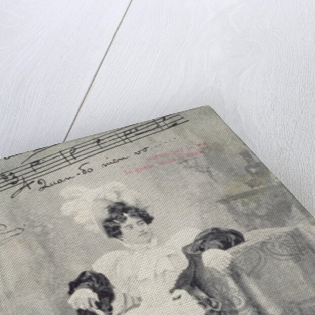 Scene from Act II of the opera La Boheme by Anonymous