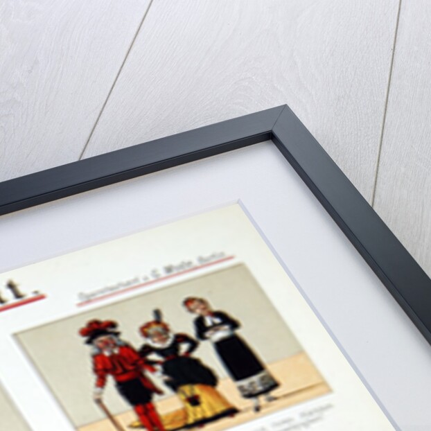 Six scenes from the opera 'The Marriage of Figaro', by Wolfgang Amadeus Mozart published by G. Mode, 1882 by German School