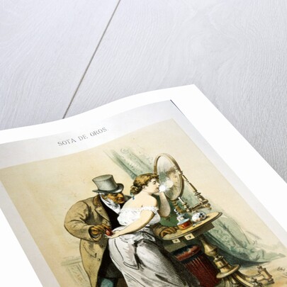 The Story of a Woman: The Jack of coins, 1881 by Eusebio Planas