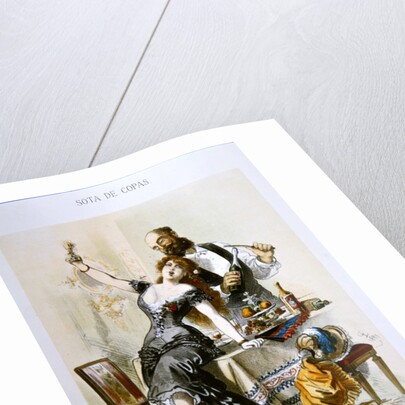 The Story of a Woman: The Jack of Cups, 1881 by Eusebio Planas