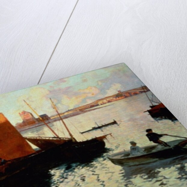 Evening Light at the Port of Camaret, 1892 by Charles Cottet