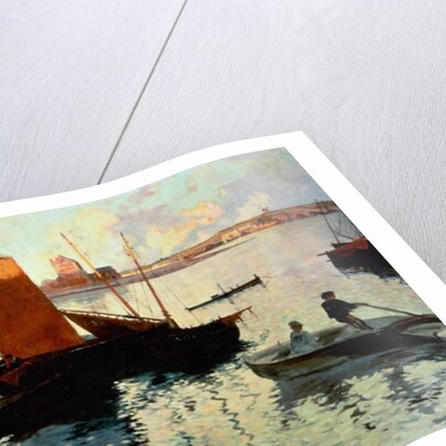 Evening Light at the Port of Camaret, 1892 by Charles Cottet