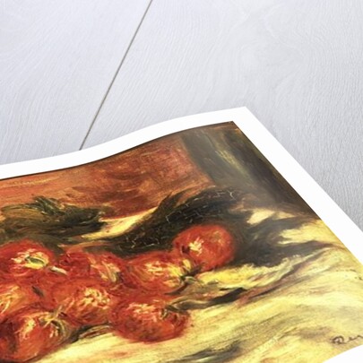 Strawberries on a White Tablecloth by Pierre Auguste Renoir