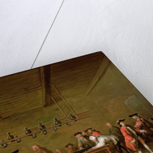 A Game of Billiards, c.1720-26 by Jean-Baptiste Simeon Chardin