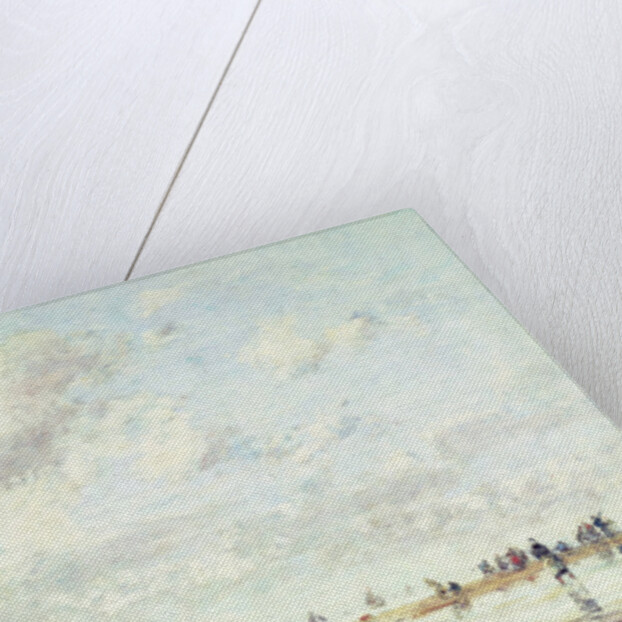 Low Tide at Etaples, 1886 by Eugene Louis Boudin