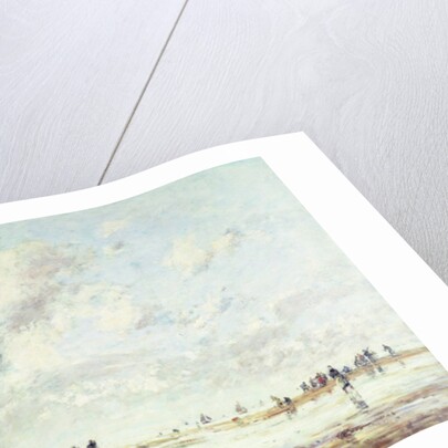 Low Tide at Etaples, 1886 by Eugene Louis Boudin