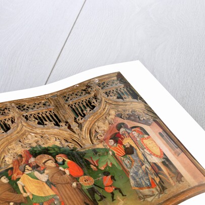 Scene from the Life of St. Francis from the Life of the Virgin and St. Francis Altarpiece by Nicolas Frances