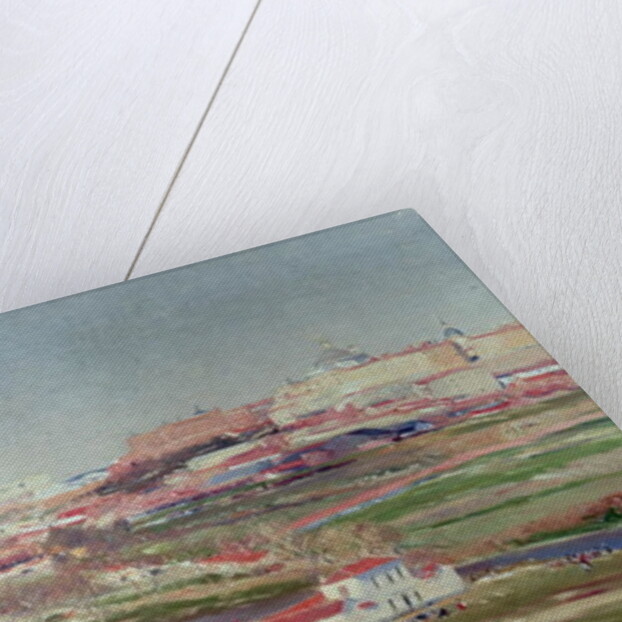 Pradera de San Isidro and Palacio Real beyond, Madrid by Aureliano de Beruete