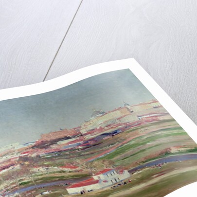 Pradera de San Isidro and Palacio Real beyond, Madrid by Aureliano de Beruete