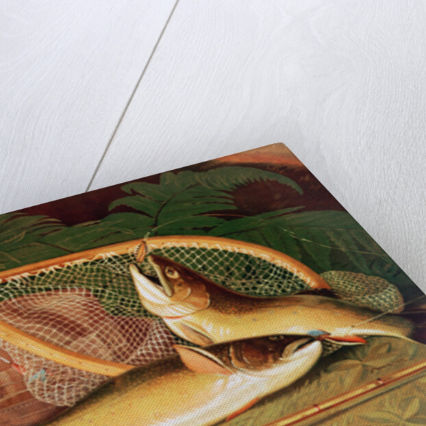 Still Life with a Salmon Trout, a Rod and a Net by Thomas Sedgwick Steele