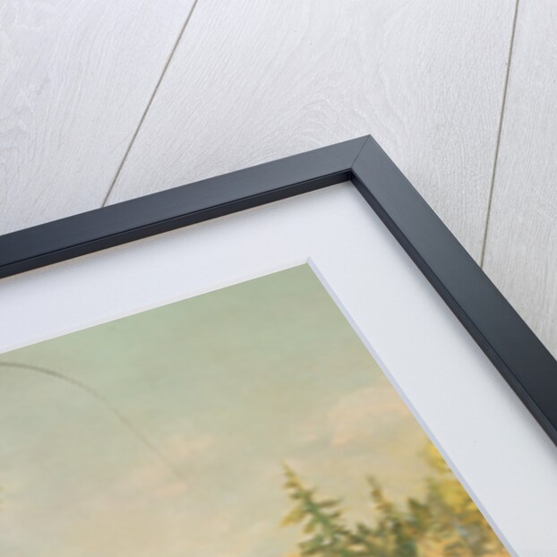 Couple Fishing on a River by Anonymous Anonymous