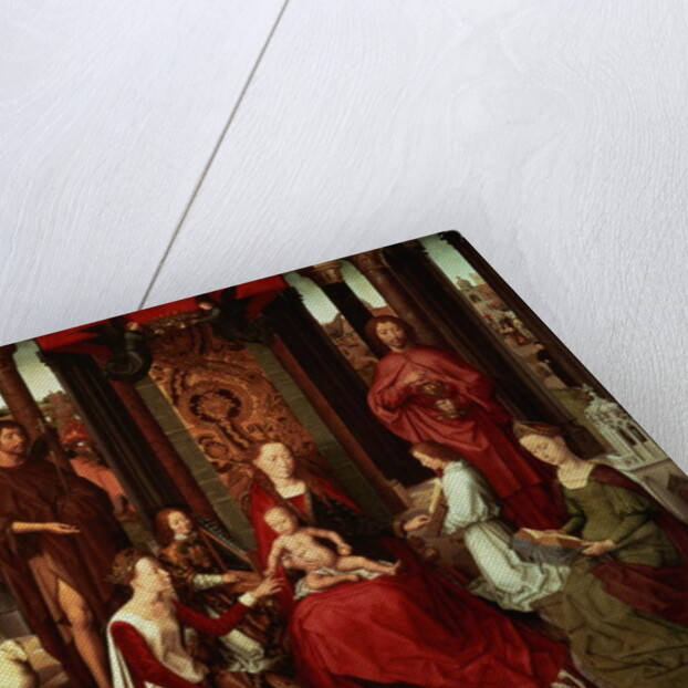 Mystic Marriage of St. Catherine and Other Saints by Hans Memling