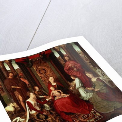 Mystic Marriage of St. Catherine and Other Saints by Hans Memling