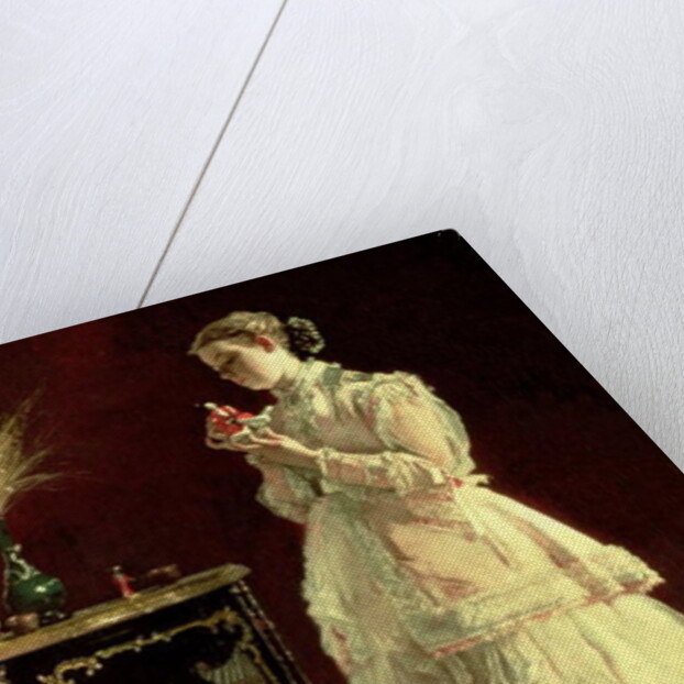 The Lady in Pink, 1867 by Alfred Emile Stevens