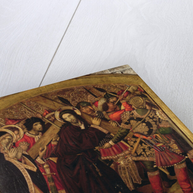 Road to Calvary, Blanquers Altarpiece by Jaume Huguet