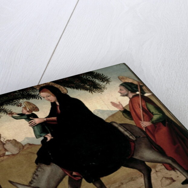 The Flight into Egypt by Juan de Borgona