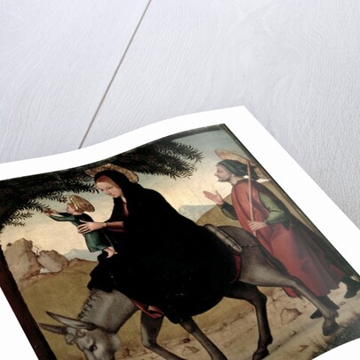 The Flight into Egypt by Juan de Borgona