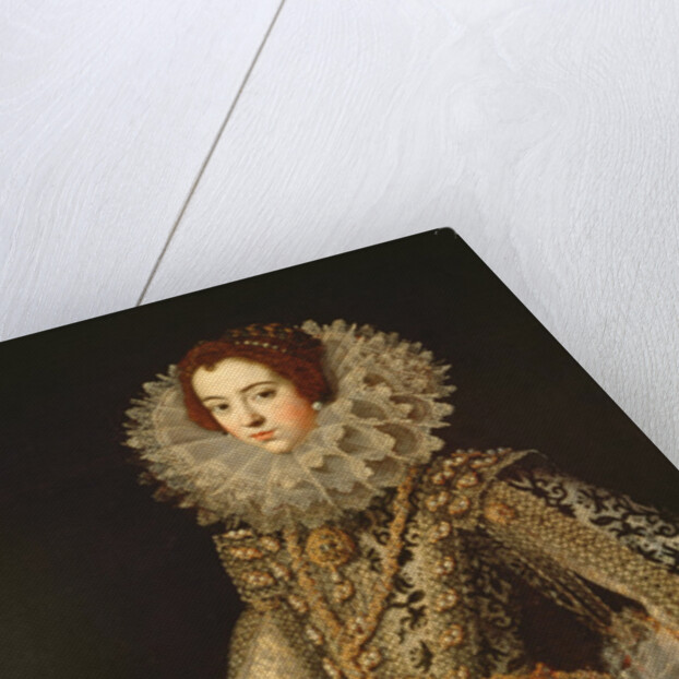 Portrait of Isabel of Bourbon, wife of Philip IV by Anonymous Anonymous