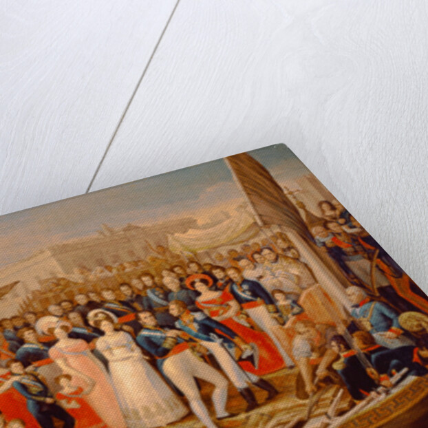 Ferdinand VII Disembarking in the Port of Santa Maria, 19th century by Jose Aparicio