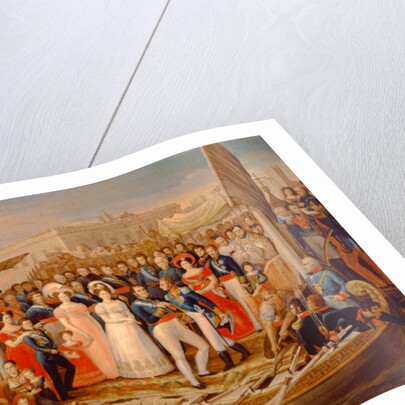 Ferdinand VII Disembarking in the Port of Santa Maria, 19th century by Jose Aparicio