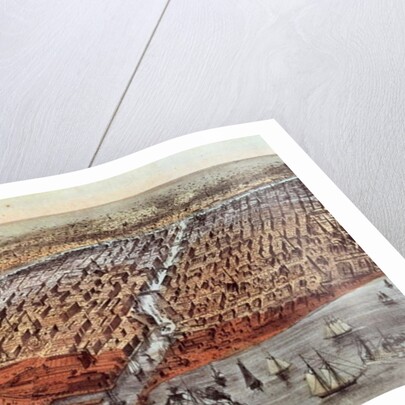 Chicago As it Was, c.1880 by N. and Ives J.M. Currier