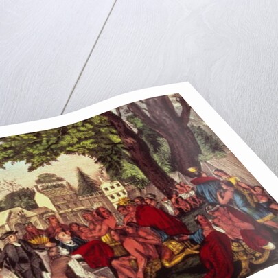 William Penn's Treaty with the Indians, when he founded the Province of Pennsylvania, 1661 by American School