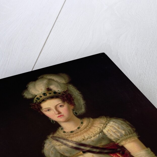 Portrait of Maria Josephine Amalia of Saxony by Francisco Lacoma