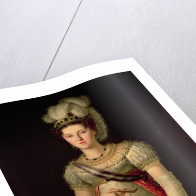 Portrait of Maria Josephine Amalia of Saxony by Francisco Lacoma