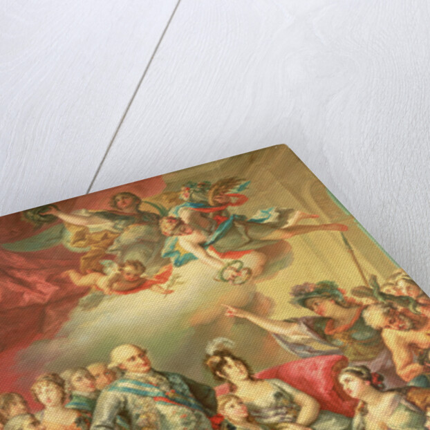 Paying Homage to Charles IV and his Family by Vicente Lopez y Portana