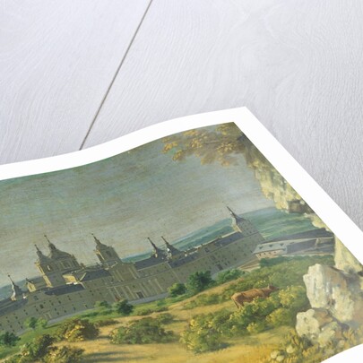 The Monastery of El Escorial by Miguel Angel Houasse