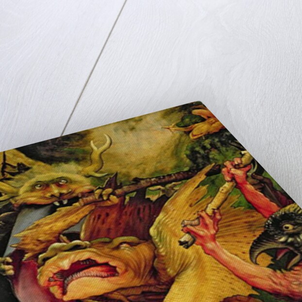 Demons Armed with Sticks by Matthias Grunewald