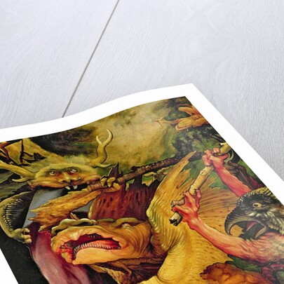 Demons Armed with Sticks by Matthias Grunewald