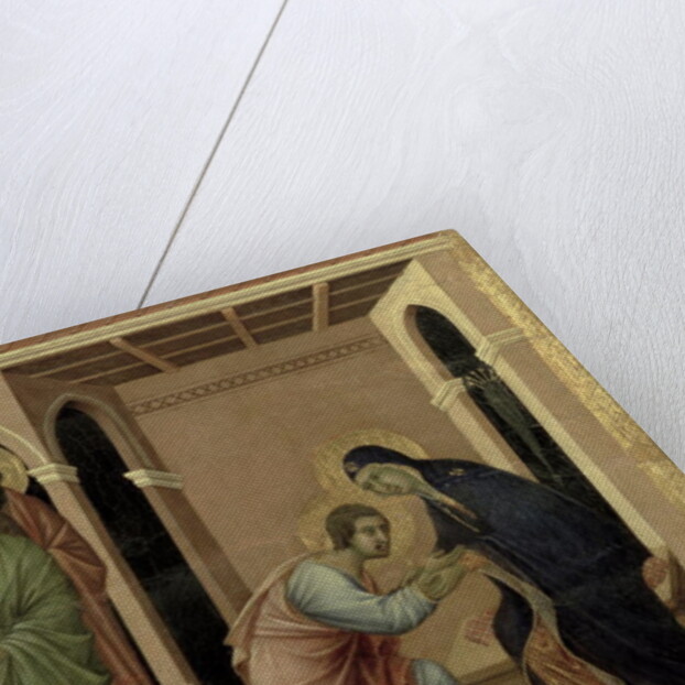 Maesta: The Virgin Says Farewell to St. John, 1308-11 by Duccio di Buoninsegna