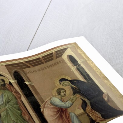 Maesta: The Virgin Says Farewell to St. John, 1308-11 by Duccio di Buoninsegna