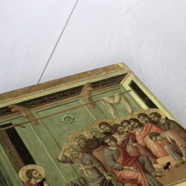 Maesta: Christ Washing the Disciples' Feet, 1308-11 by Duccio di Buoninsegna