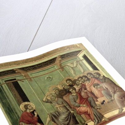 Maesta: Christ Washing the Disciples' Feet, 1308-11 by Duccio di Buoninsegna