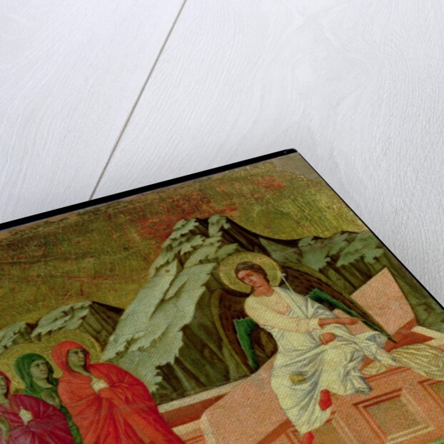 Maesta: The Three Maries at Christ's Tomb, 1308-11 by Duccio di Buoninsegna