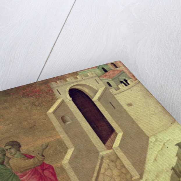 Maesta: Christ Appearing on the Road to Emmaus, 1308-11 by Duccio di Buoninsegna