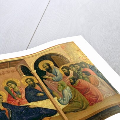Maesta: The Virgin Taking Leave of the Disciples, 1308-11 by Duccio di Buoninsegna