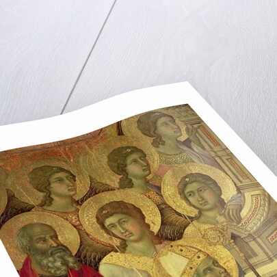 Maesta: Saints,, 1308-11 by Duccio di Buoninsegna