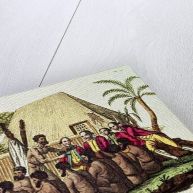 Divine Offerings Made to Captain Cook in the Sandwich Islands by Italian School