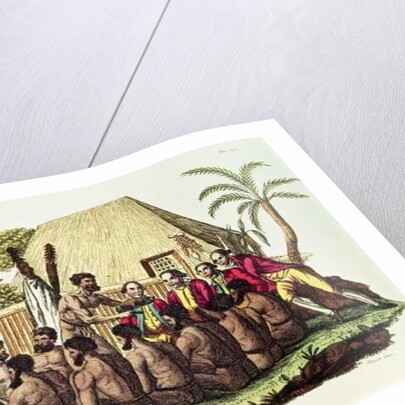 Divine Offerings Made to Captain Cook in the Sandwich Islands by Italian School