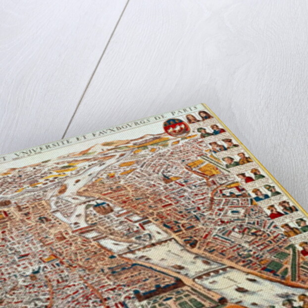 Plan of Paris by French School