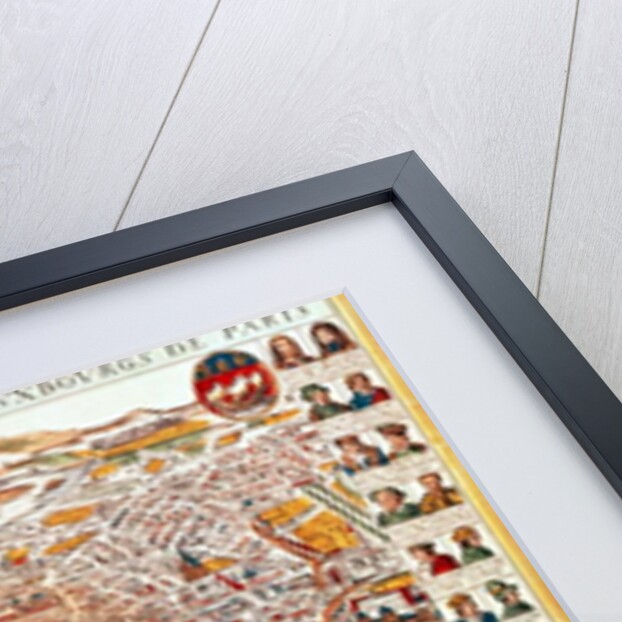 Plan of Paris by French School