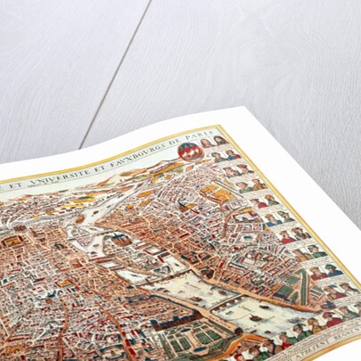 Plan of Paris by French School