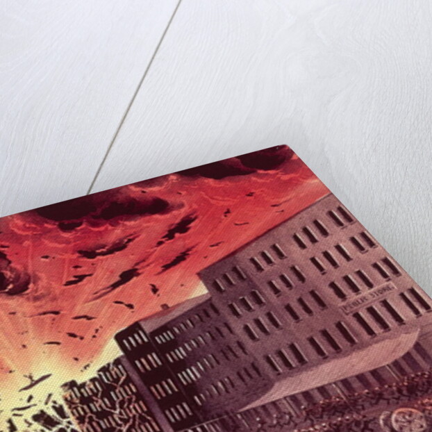 View of the Terrific Explosion at the Great Fire in New York, 19th July 1845 by N. and Ives J.M. Currier