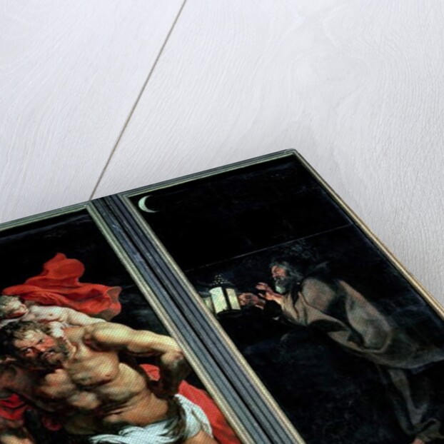 St. Christopher and the Hermit, outside shutters of the Descent from the Cross triptych, 1611-14 by Peter Paul Rubens