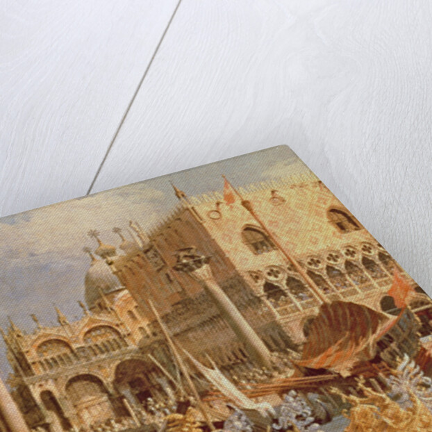 Return of the Bucintoro on Ascension Day, 1732 by Canaletto